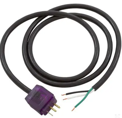 HYDROQUIP 30-0200-48 Blower Cord Molded/Lit 48 Violet