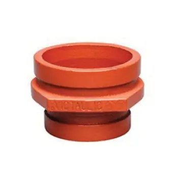 Victaulic FB29050P00 No. 50 1-1/2 x 1 x 2-1/2 in. Grooved Domestic Orange Enamel and Painted Ductile Iron Concentric Reducer