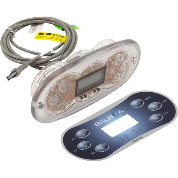 Balboa Water Group 55673KIT Topside, BWG TP600, Jets/Aux/Flip/Warm/Light/Cool, LCD