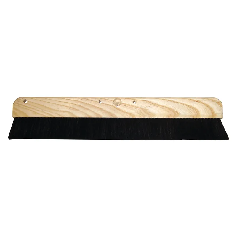 Bon 22-254 Concrete Finish Brush - 36 Wood Block with Soft Horsehair Bristles