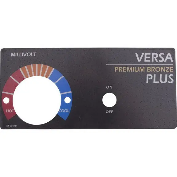 Raypak 900741 Dial Plate, Raypak 55A, Millivolt