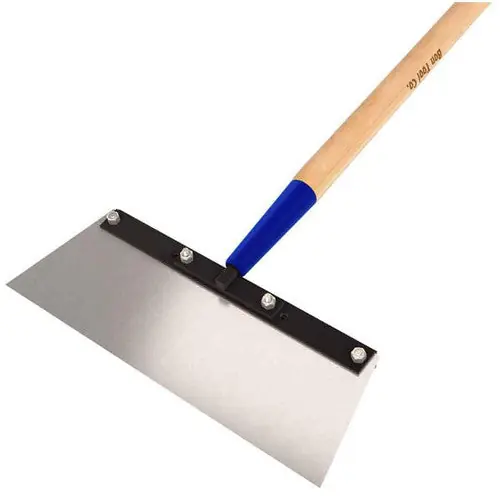 Bon 15-363 Deluxe Floor Scraper - 22 Steel Angle Cut Blade - 60 Wood Handle