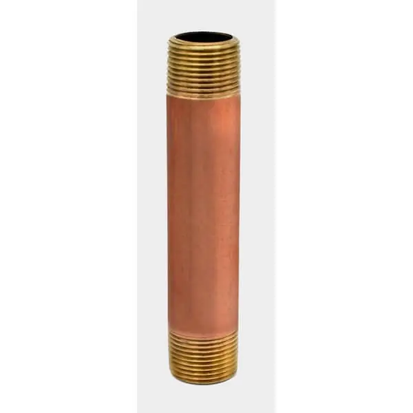 Legend Valve 311-124 1-1/4 x 3 Red Brass Pipe Nipple
