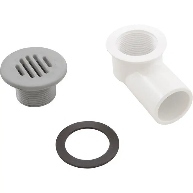 Waterway Plastics 640-0407 Drain Assy Low Profile 3/4Socket 1Spg