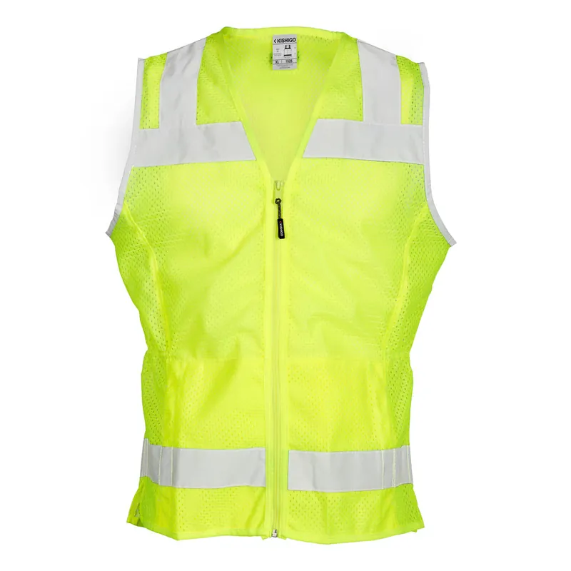 Kishigo 1197S S Lime Combined Performance Solid Vest