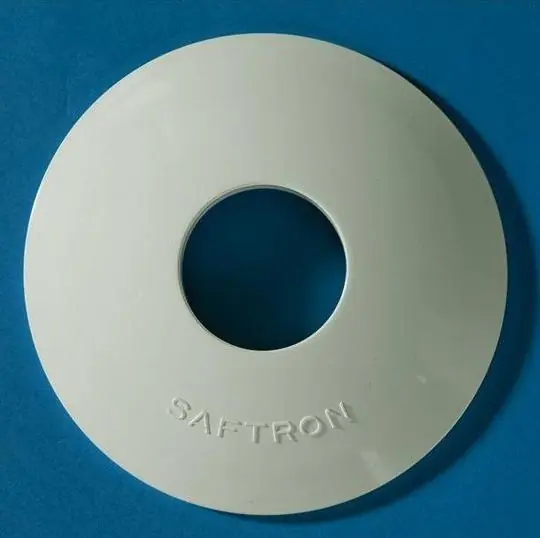Saftron ESC-T High Impact Vinyl Escutcheon 5.75 Diameter x .75H
