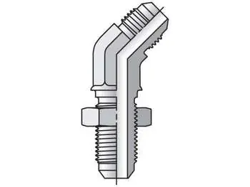 Parker 12WNTX-SS Triple-Lok 37° 45° Elbow WNTX