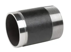 Victaulic FB14040U00 FireLock Style 40 1-1/4 x 4 in. Grooved x Threaded 1000# Black Nipple