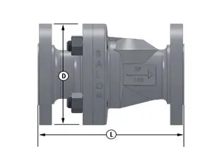 Balon 4F-C13S-RF Series C 4 Full Port R.F. ANSI 150 285# WP Steel Check Valve