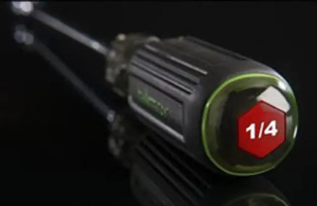DIVERSITECH 1839068(LHSM14) Magnetic Nut Driver, With 6 Shaft, 1/4 Size