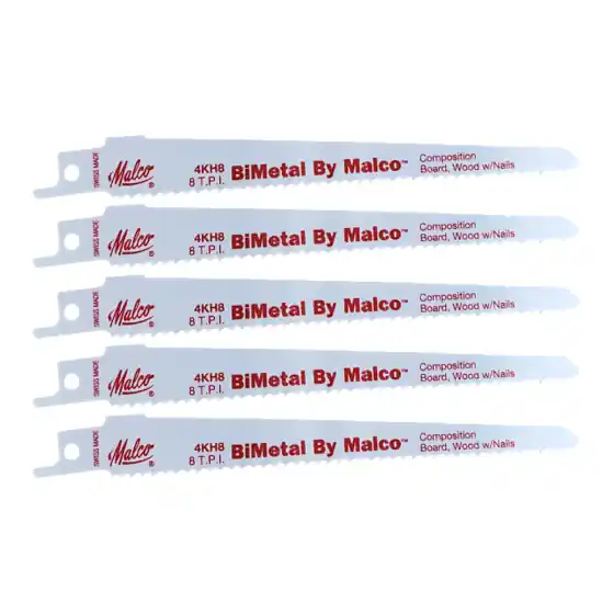 Malco 4KH8 Malco Saw Blades & Accessories Bi-Metal 6 in 8 TPI