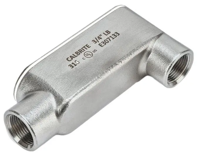 Calbrite S60500LB00 Stainless Steel LB Conduit Body 1/2 Inch