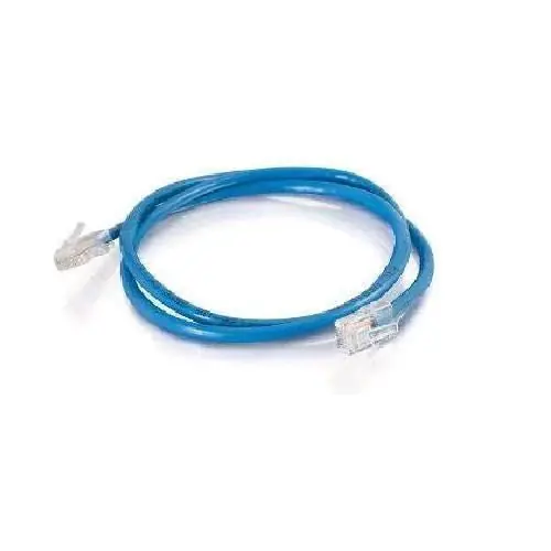 Quiktron 566-110-003 Patch Cord, Non-Booted, RJ45 Connector, Cat 6, 3 Feet, 24 AWG Solid Copper