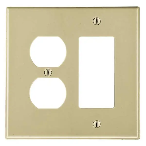Hubbell Wiring Device-Kellems P826I HWDK P826I WALLPLATE, 2-G, 1) DUP