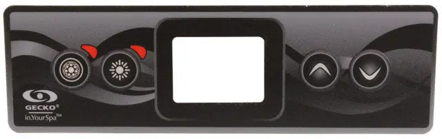 Gecko 9916-101499 Overlay, Gecko In.k300, 4 Btn, P1, Light, Up, Down