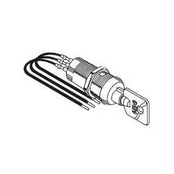 FORT LOCK MFSW3-1138 KD Tubular Key Switch Lock 125/250 Volt AC