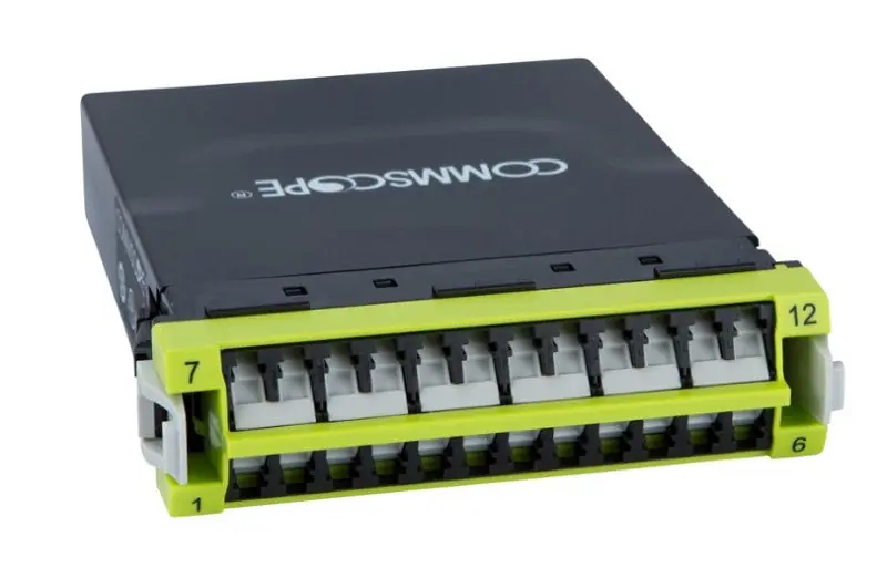COMMSCOPE 760236113 G2 ULL MPO-24 OM5 MODULE 1X24FMPO UNPINNED/24F LC LIME GREEN DM24-24LC-WB-ULL
