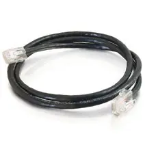QUIKTRON 566-135-001 Non-Booted Patch Cord Cat6 1ft Black