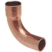NIBCO 9080250CB 6072LT-CB Long Radius Elbow 1/2 in Nominal Fitting x C