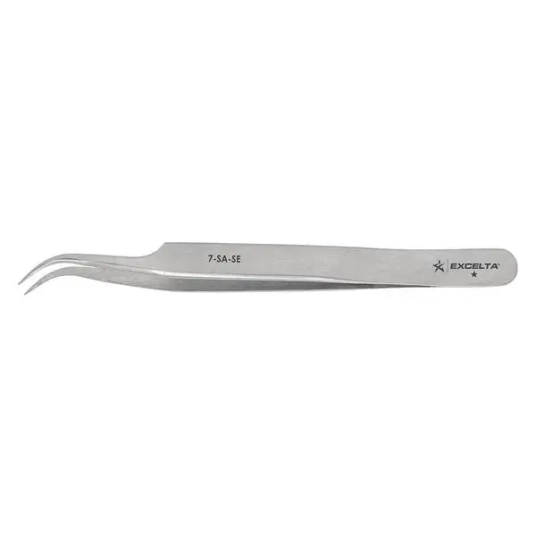 Excelta 7-SA-SE General Precision Electronic Tweezer, 4-1/2 L x 0.393 W x 0.06 T, Replacement MPN 7-SA-SE