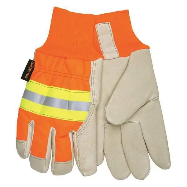 MCR SAFETY 3440M Luminator Driver's Work Gloves - Medium Size Replacement MPN