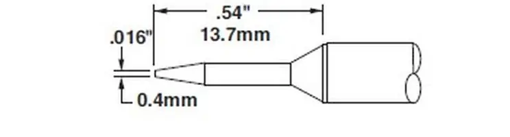 METCAL STTC-106 Conical Soldering Cartridge Tip 0.016 x 0.58