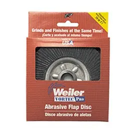 Weiler 30827 Vortec Pro Coated Flap Disc 4-1/2 in Dia 36 Grit