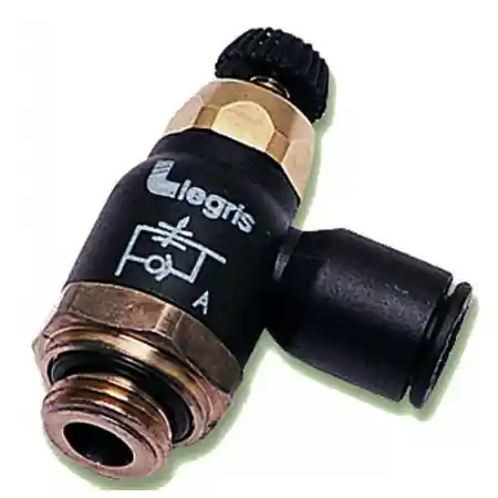 Legris 70620613 Bi-Directional Flow Control Regulator - Compact