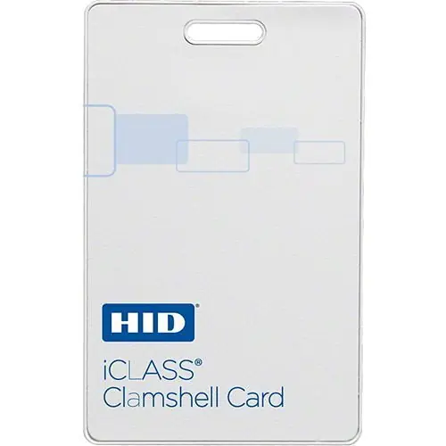 HID GLOBAL 2080PMSMV iCLASS Clamshell Card, 2k Bits w/ 2 App Area