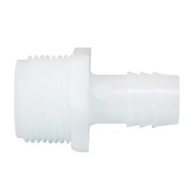 US Plastics 61148 Barb Adapter 3/4 Barb 1/2 Male Pipe Thread