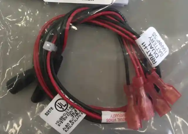 Napco RBAT-H1 Harness, Dual Battery