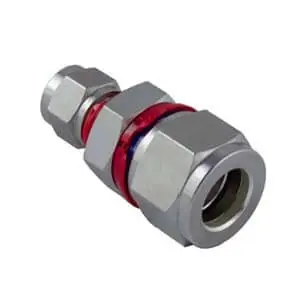 MAKO PRODUCTS SRUI-8-6 REDUCING UNION 2 FERRULE 316 SS SUPERLOK TUBE COMPRESSION FITTING