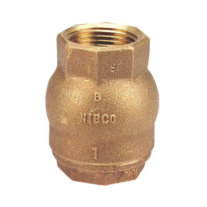 NIBCO NL93188 In-Line Lift Check Valve, 3/4 in Nominal, FNPT End Style, 125 lb