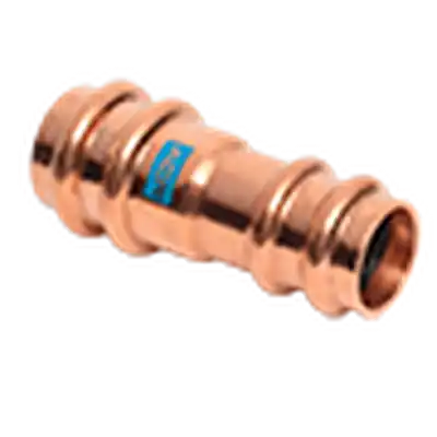 Mueller RP01019 ACR Press Copper Coupling 1/2 x 3/8 OD P x P Reducing