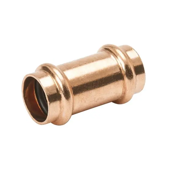 Mueller PF10146 Streamline PRS Copper Press Coupling, With Stop, 3/4 x 3/4