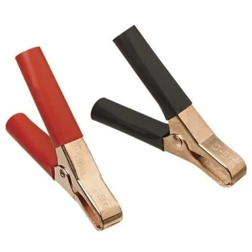 Ideal Industries 770212L Battery Clamp Set Copper Black/Red 2-7/8 L x 2 H in.