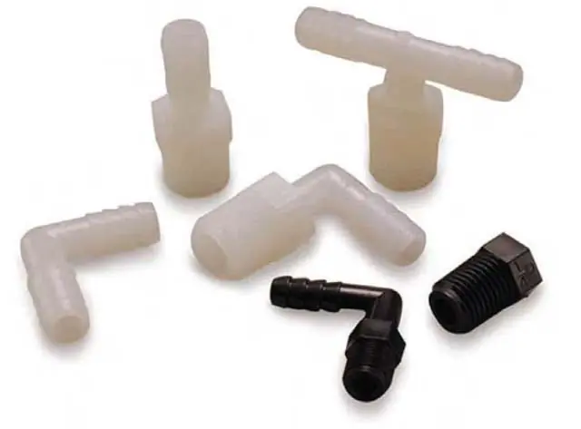Parker P8UCB4 Male Connector 1/2 x 1/4 in Polyethylene Domestic
