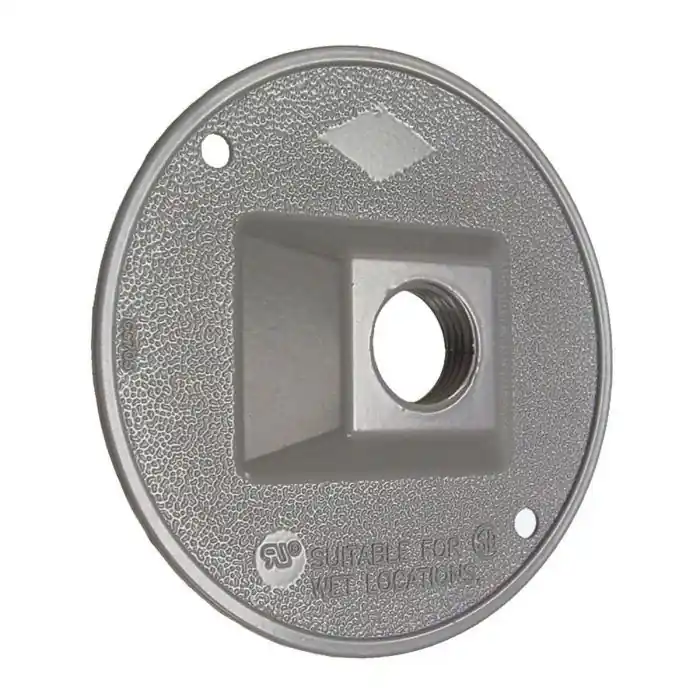Raco 5193-0 Powder Coated Die Cast Metal Cluster Cover 4-1/8 Inch TradeSelect Bell