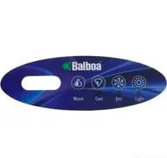 Balboa Water Group 11393 Overlay, BWG Mini Oval, Heat Jacket System, Jet/Light