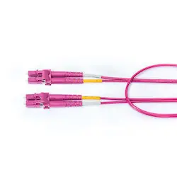 BELDEN FP4LDLD005M FiberExpress Patch Cord, OM4, LC Duplex to LC Duplex, 5m