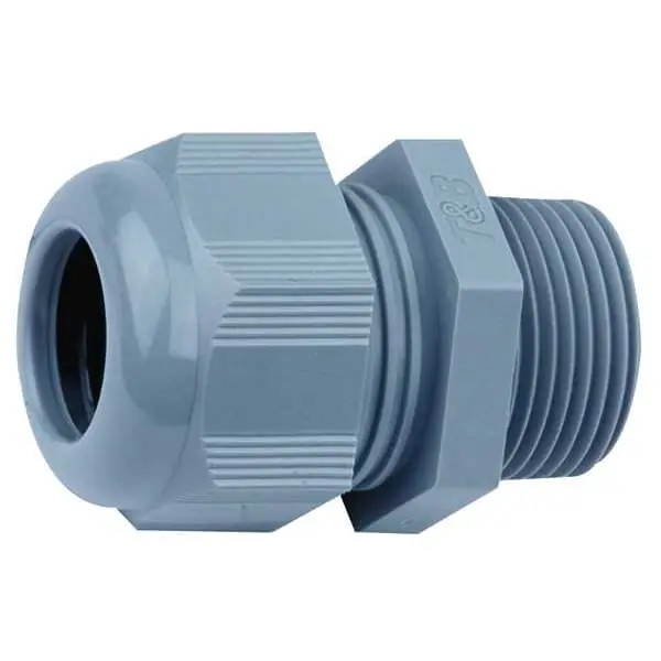 THOMAS & BETTS CC-NPT-34-G-4 Connector, 3/4 Cable Gland With 4 Hole Grommet