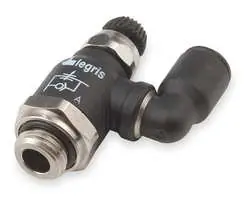 Legris 70456014 Compact & Miniature Meter-Out Flow Control – Swivel Outlet