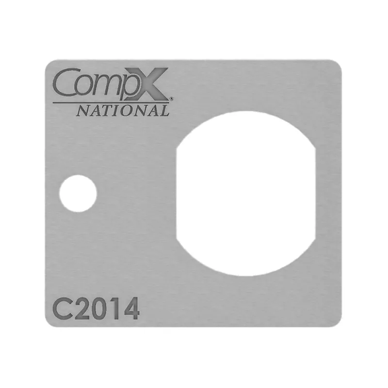 NATIONAL CABINET LOCK C2014-2C Cam Lock Mounting Plate 1.39 Length x 1.25 Width Replacement MPN