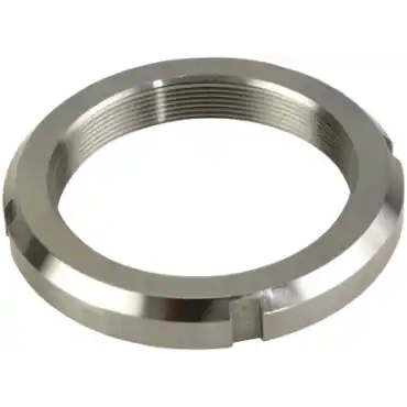 Standard Locknut N11 Standard Locknut, 2-31/32 OD, 0.135 x 0.24 Slot, Steel