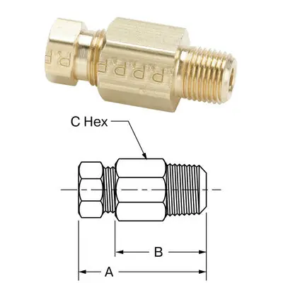 Legris 68HD-6-2 Male Connector