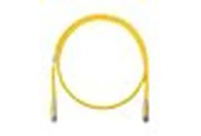 Panduit NK6PC10YLY NetKey CAT6 24AWG UTP Patch Cable, 10' Yellow