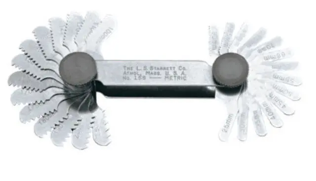 L.S. Starrett 50589 156M Screw Pitch Gage
