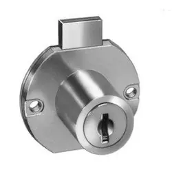 National Cabinet Lock C8703-C413A-14A Drawer Lock Disc Tumbler Surface Mount Width One and Three Fourth Inches Length Fifteen Sixteenths Inches Replacement MPN