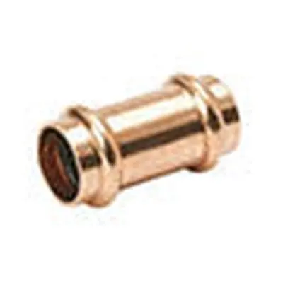 Mueller PF 10145 Copper Coupling W/STOP, P X P, 1/2 X 1/2