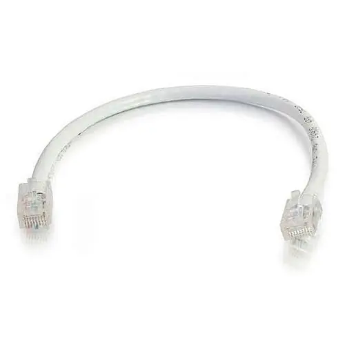QUIKTRON 566-125-005 Non-Booted Patch Cord CAT6 5FT White